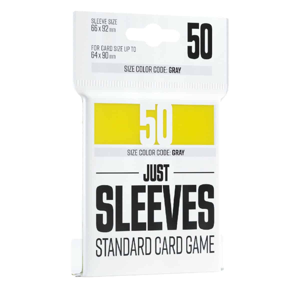 GX1009_main-1 Just Sleeves - Standard Sleeves: Yellow (50) - Image 1