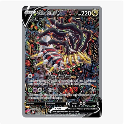 Screenshot-2025-12-21-175233 Giratina V Full Art ( Lost Origins ) ( Near Mint ) ( Off Centre ) - Image 1