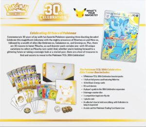 Pokemon 30th anniversary Elite Trainer Box & Pitch Black ETB [ Early combo Pre-order ] - Image 3