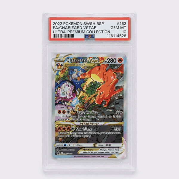 Apex_essentials_The_first_card_must_be_displaye_dsmillair_to_the_exampel_fo_the_s_d46ca8e9-4f89-44fa-8aec-3fe74595256a (1) Charizard VStar #SWSH262 PSA 10 - Image 1
