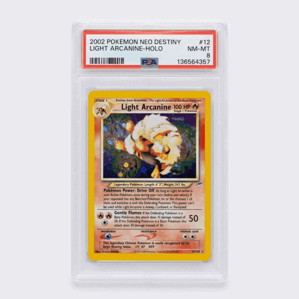 Apex_essentials_The_the_slab_niocely_in_the_middle_Make_background_white_remove_r_22fa2440-c512-4861-8487-263ea10d1855 Light Arcanine #12 PSA 8 - Image 1