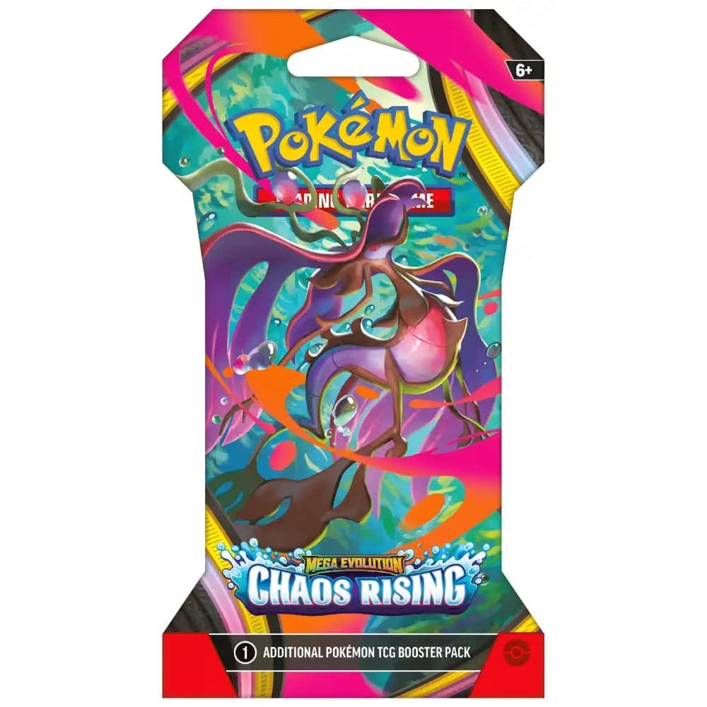 Chaos_Rising_Sleeved_Booster_5 Pokémon: Mega Evolution—Chaos Rising: Sleeved Booster - Image 1