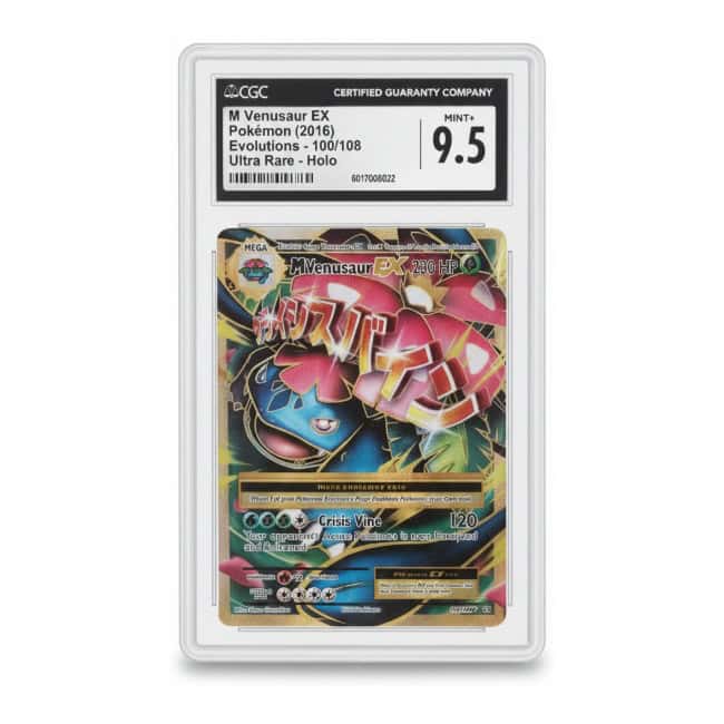 2016 Pokémon Evolutions - M Venusaur EX #100 - CGC 9.5 MINT+ 2016 Pokémon Evolutions - M Venusaur EX #100 - CGC 9.5 MINT+