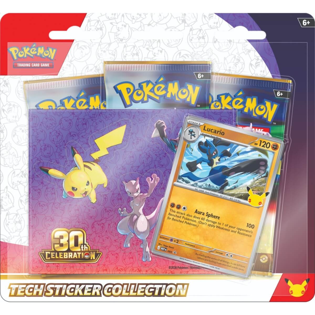 10-10449-101_2 Pokémon TCG 30th Celebration - Tech Sticker Collection ( NIGHT ) - Image 1