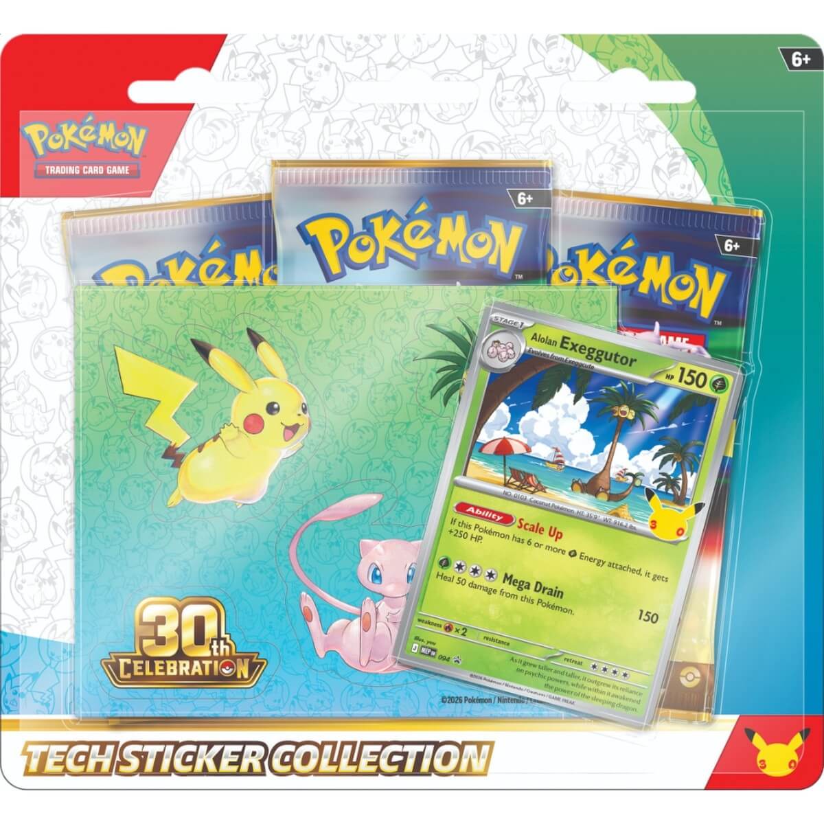 10-10449-101_4 Pokémon TCG 30th Celebration - Tech Sticker Collection ( DAY ) - Image 1
