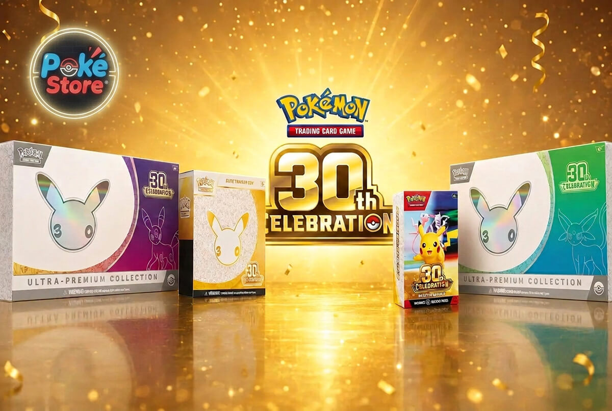 Pokémon 30th Celebration Guide, Cards and Products