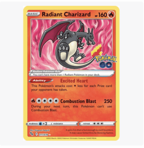 Screenshot 2026-07-17 215614 Radiant Charizard – Pokemon GO ( NM ) - Image 1